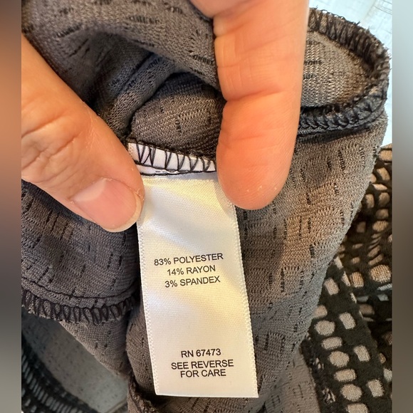 Taylor Nordstrom Black and Gray Cocktail Dress Women’s Size 8 - Picture 15 of 16